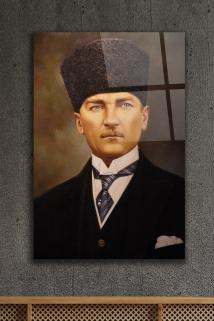 Atatürk Portre Cam Tablo 